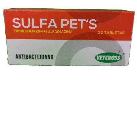 SULFA PET`S TABLETAS 30 COMPR Sulfa Pet`s Tabletas 30 Compr