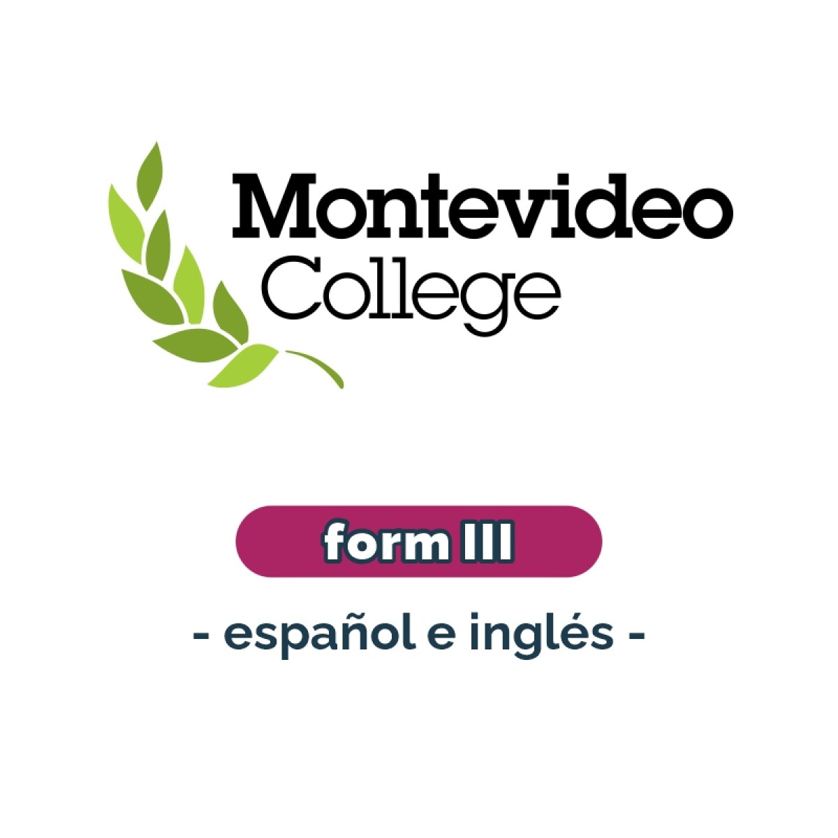 Lista de materiales - Primaria Form III Montevideo College 
