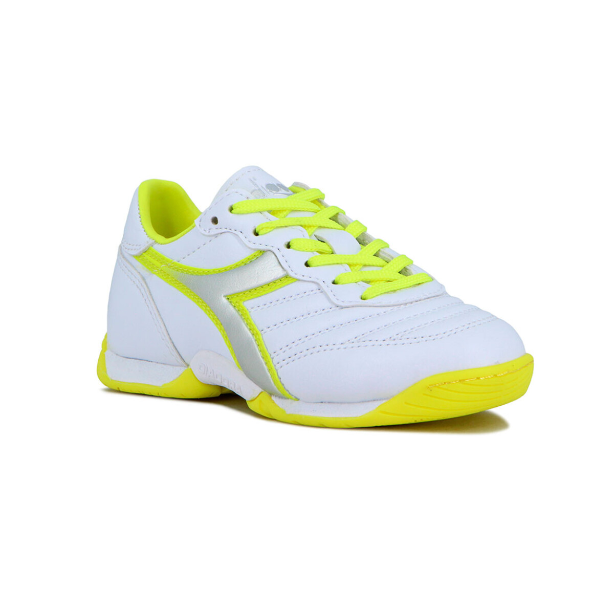 Zapato Fútbol Goal Indoor Diadora Hombre - Blanco-amarillo 