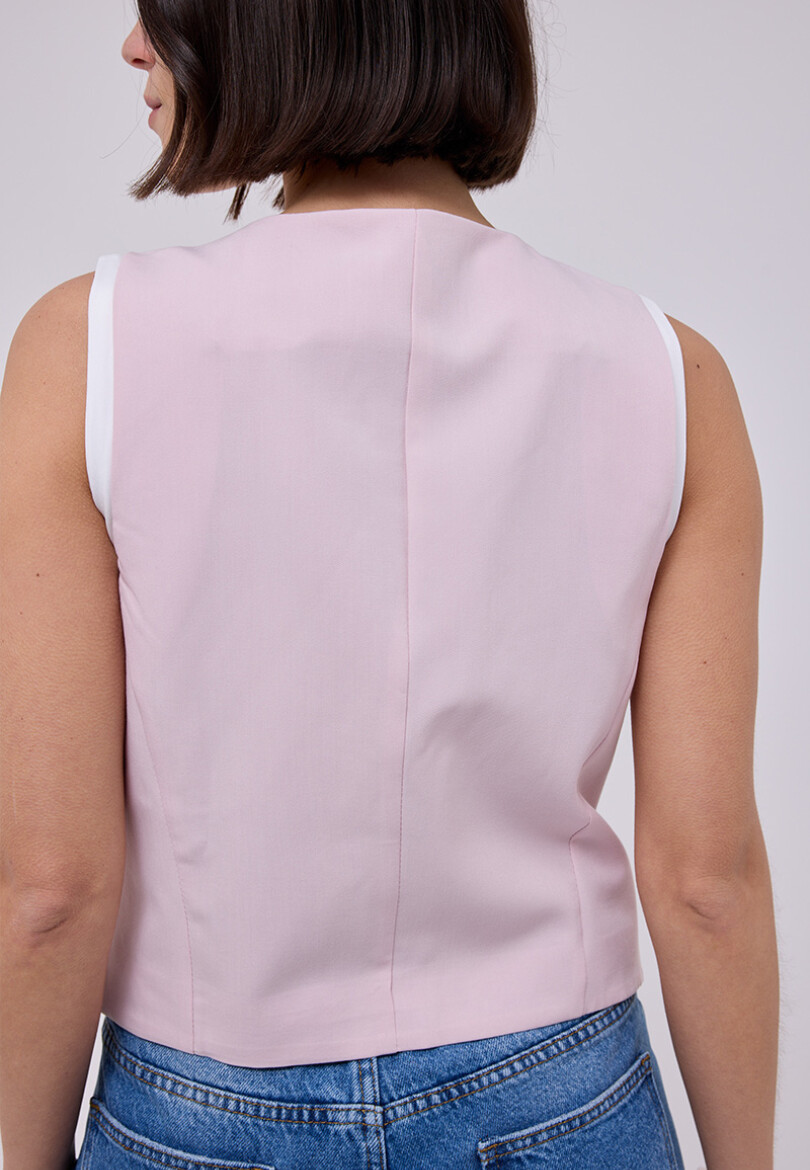 Chaleco Roma Rosa