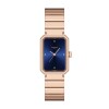 Reloj Tissot SRV 30mm T1601103304600 para dama con correa de acero Rosé