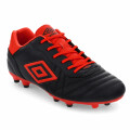 Championes de Fútbol 11 Hombre Umbro Touch FG Negro - Rojo
