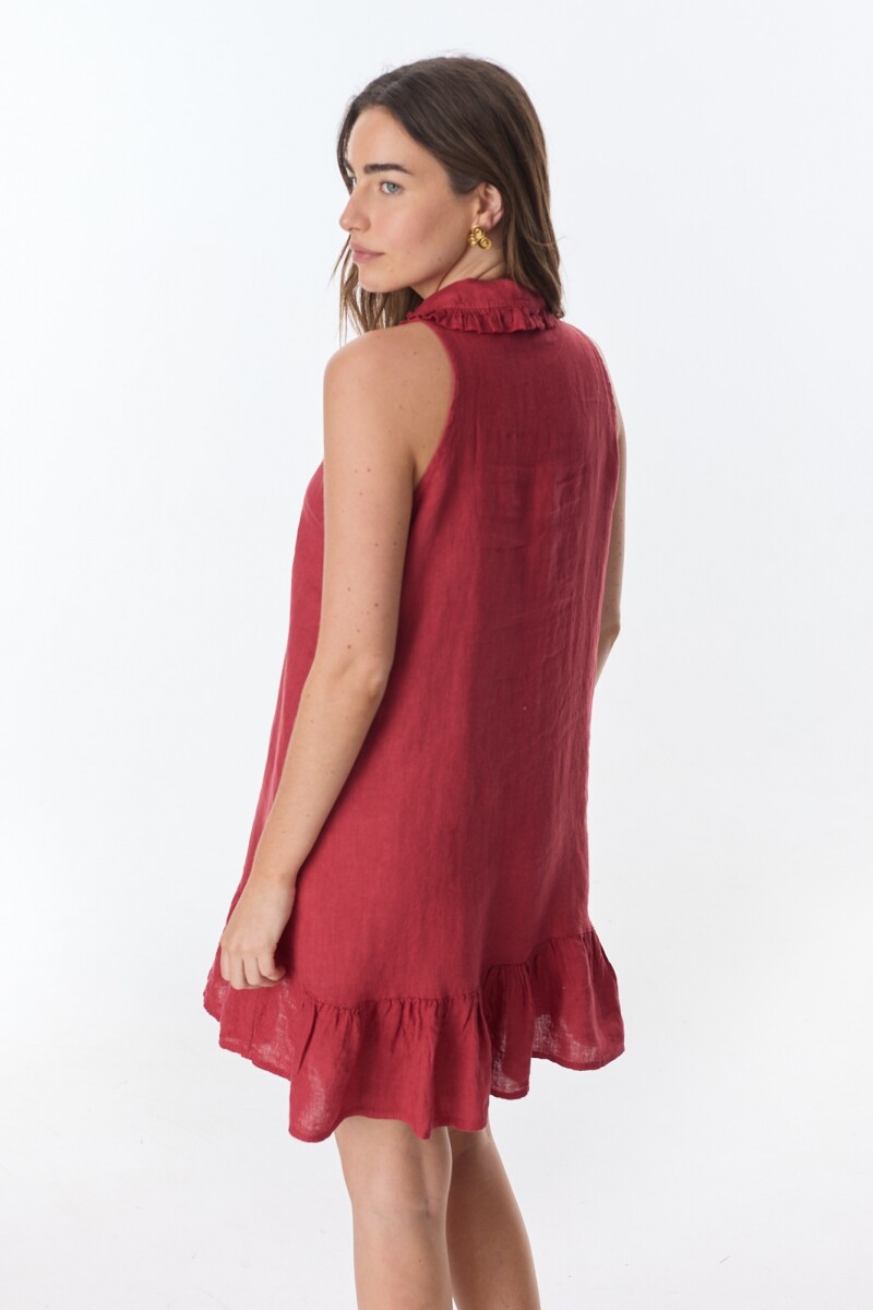 Vestido Lavanda Bordeaux