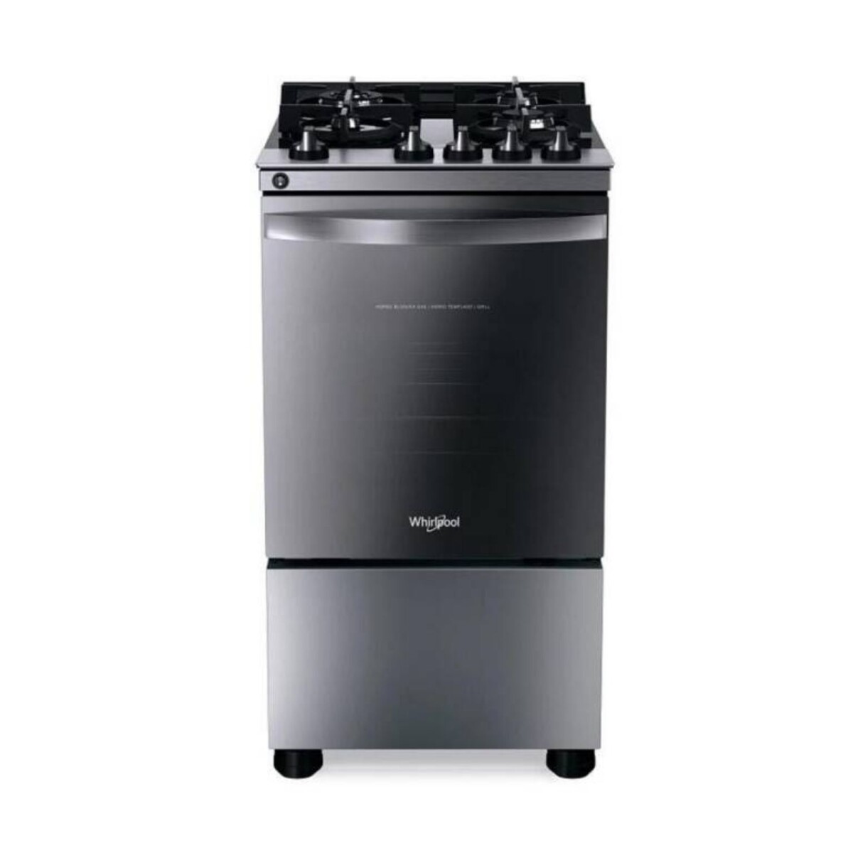 Cocina 4 hornallas clear tech acero inoxidable 