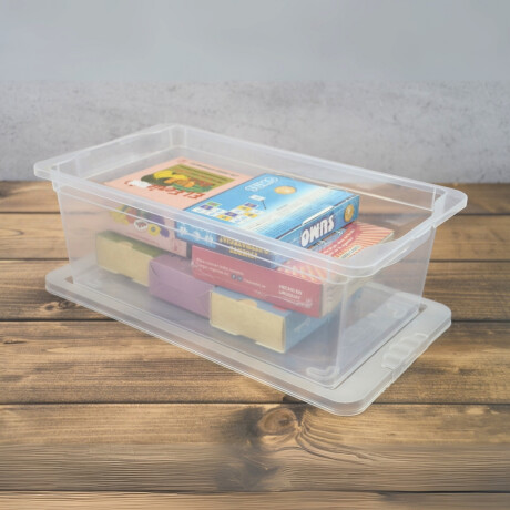 Caja organizadora 5,5lt TRANSPARENTE