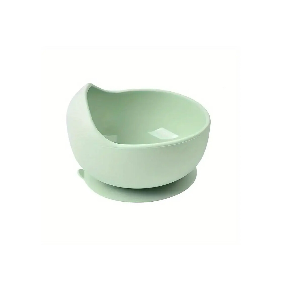Bowl De Silicona Con Ventosa - Verde 