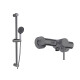 Griferia Ducha Ext Con Barra Incl Telefono Y Flexible Color Gun Metal