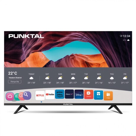 Televisor Smart TV 40" Sin Marco Punktal PK-40WOS Televisor Smart TV 40" Sin Marco Punktal PK-40WOS