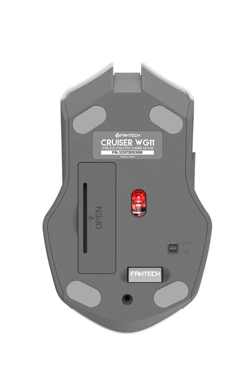 Mouse Gamer Inalámbrico Fantech Cruiser WG11 2400DPI Blanco