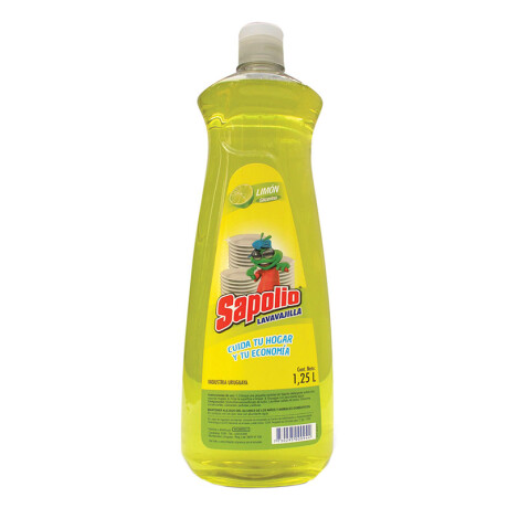 Lavavajilla líquido SAPOLIO Limón Botella 750Ml