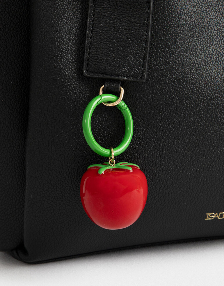 Llavero Acrilico Llavero Y Bag Charm Mini Tomate - Combinacion Bicolor