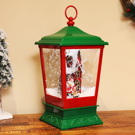 Farol Navideño Gigante Rojo Y Verde