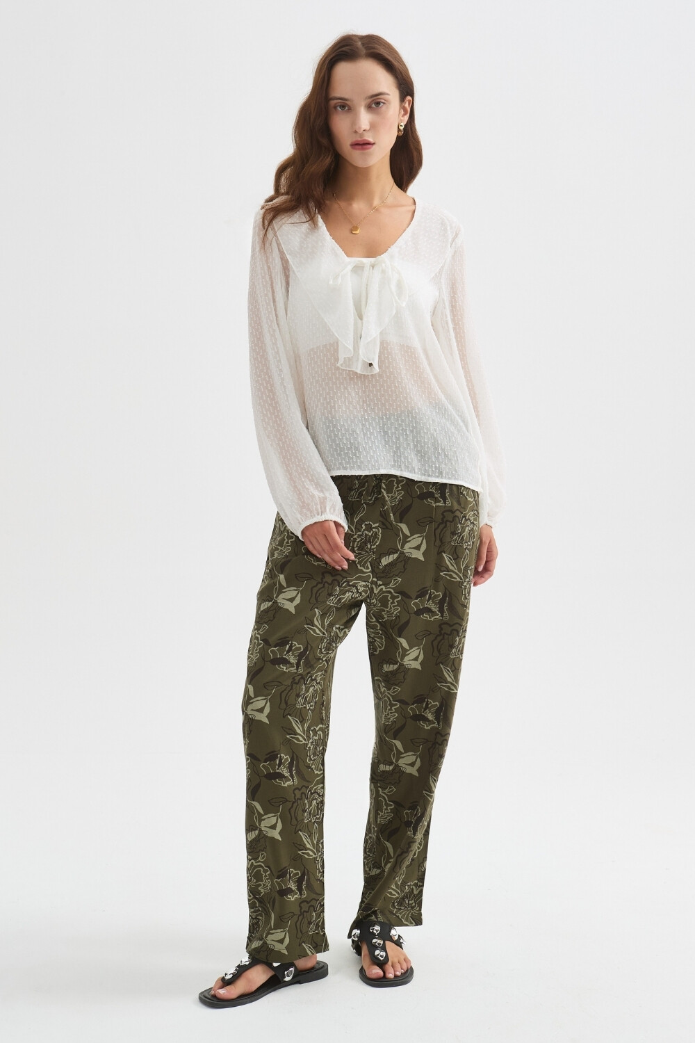 Blusa Ristal Marfil / Off White