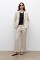 Blazer lino beige melange