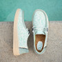 Wendy Espadrille Retro Palm - Mujer Celadon Green/White