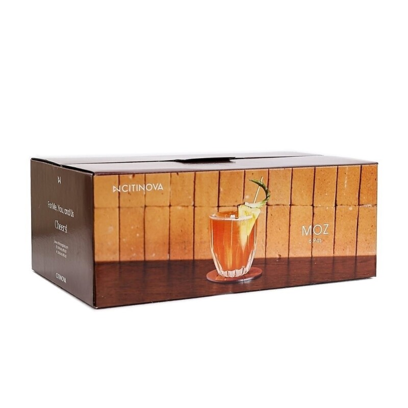 SET 6 VASOS MOZ 300ML EN CAJA DE REGALO SET 6 VASOS MOZ 300ML EN CAJA DE REGALO