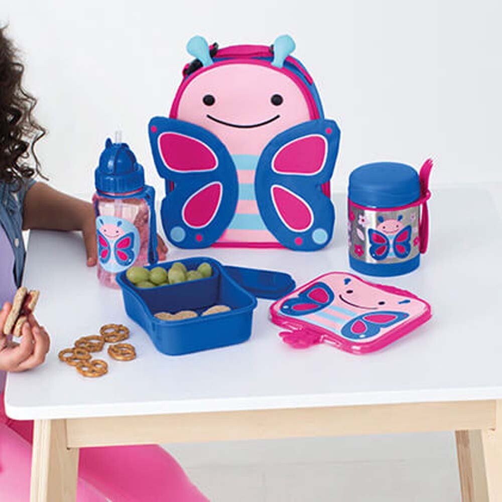 Lunch kit SKIP HOP tupper vianda mariposa