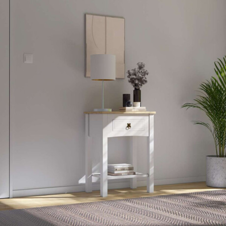 Mesa de luz Sommier Linea Mexicana Blanco