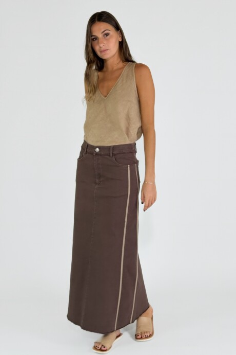 POLLERA KEILA Marron