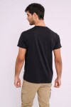 Remera manga corta Negro