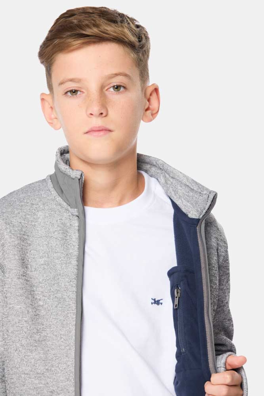 CAMPERA FELPA ESPECIAL Gris