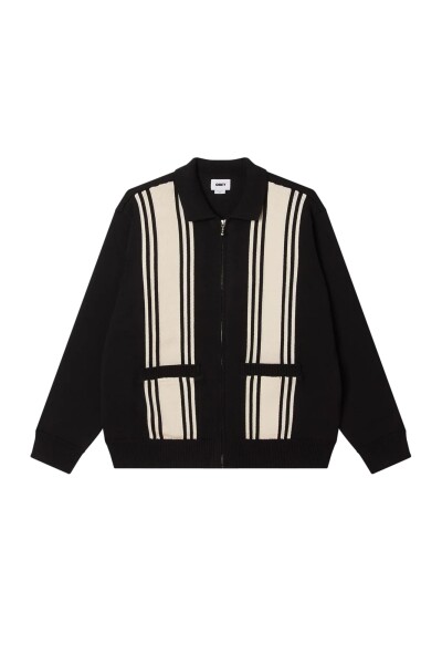 OBEY MATT ZIP UP SWEATER Negro
