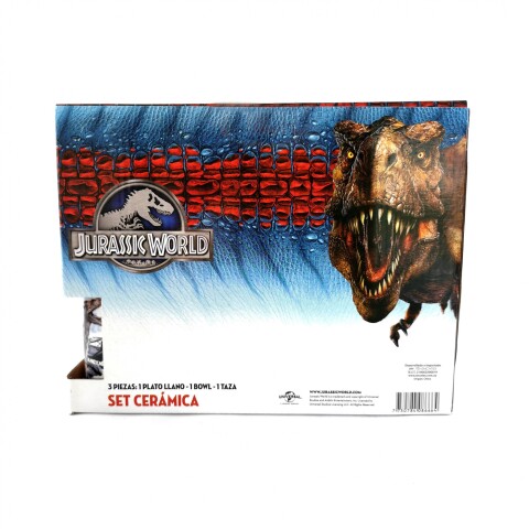 Set de Cerámica de 3 Piezas - Jurassic World U