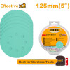 SET X 50 LIJAS 5´´ 125MM PARA LIJADORA ORBITAL INGCO AKRS125050 SET X 50 LIJAS 5´´ 125MM PARA LIJADORA ORBITAL INGCO AKRS125050