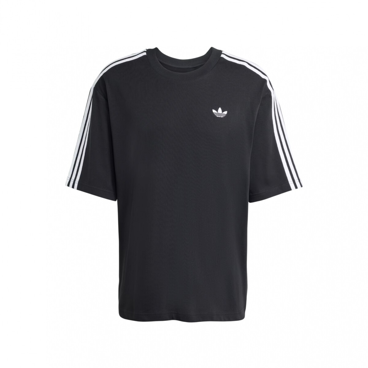 REMERA adidas 3 STRIPE TEE - Black 