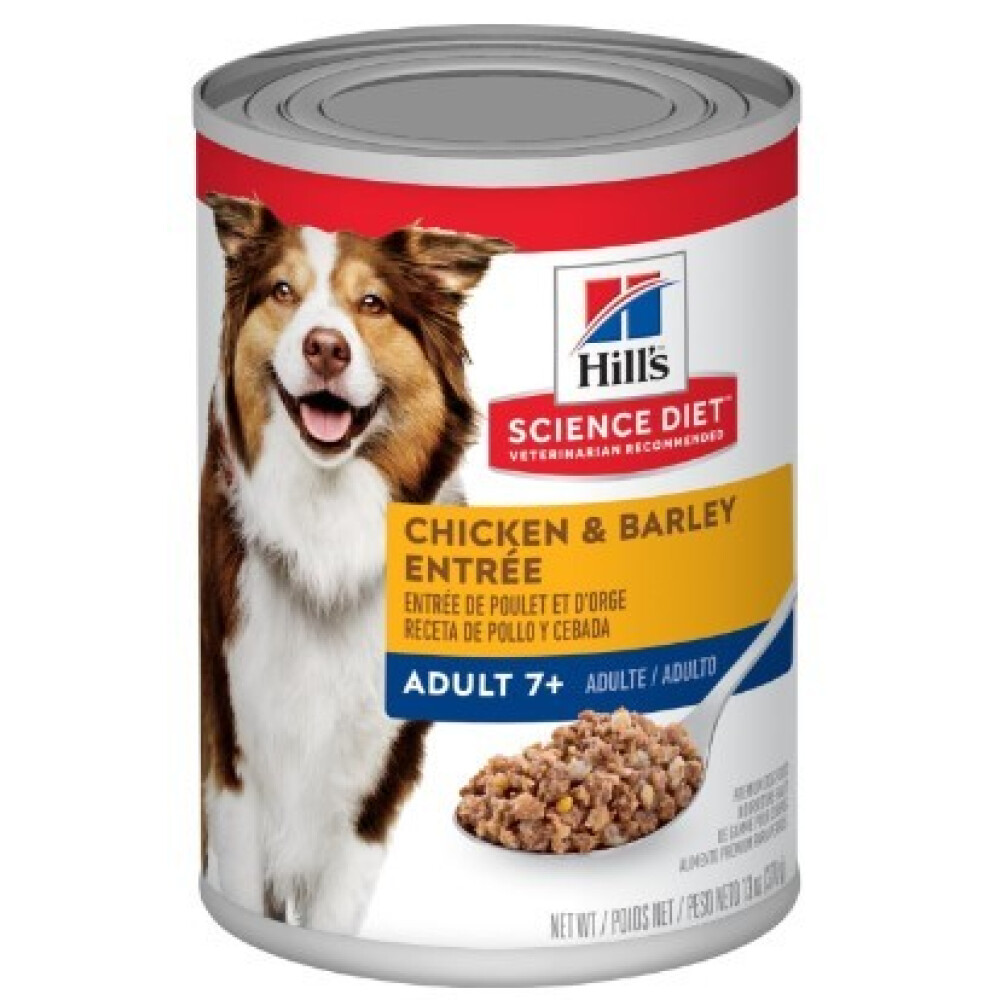 HILLS CANINE ADULT 7+CHICKEN & BARLEY 370 GR HILLS CANINE ADULT 7+CHICKEN & BARLEY 370 GR