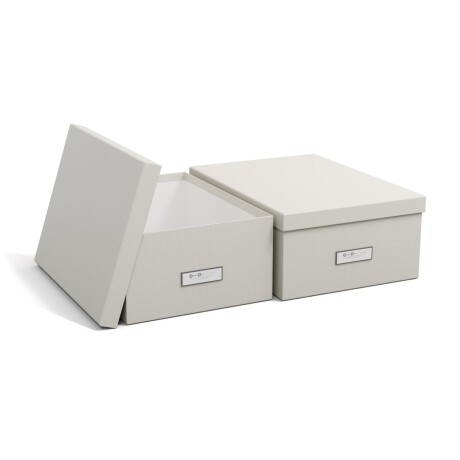 SET 2 CAJAS ORG C/TAPA PAPEL ULRIKA