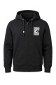 CAMPERA SOUTHBEACH CON ESTAMPA 9090 Negro