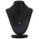 Cadena en oro 18k con dije corazon. Largo 40 cm Cadena en oro 18k con dije corazon. Largo 40 cm
