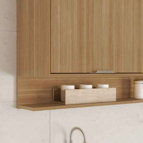 AEREO ARMARIO MOBILIARIO COCINA MDF COLORS FREIJO Y VERDE FREIJO Y VERDE