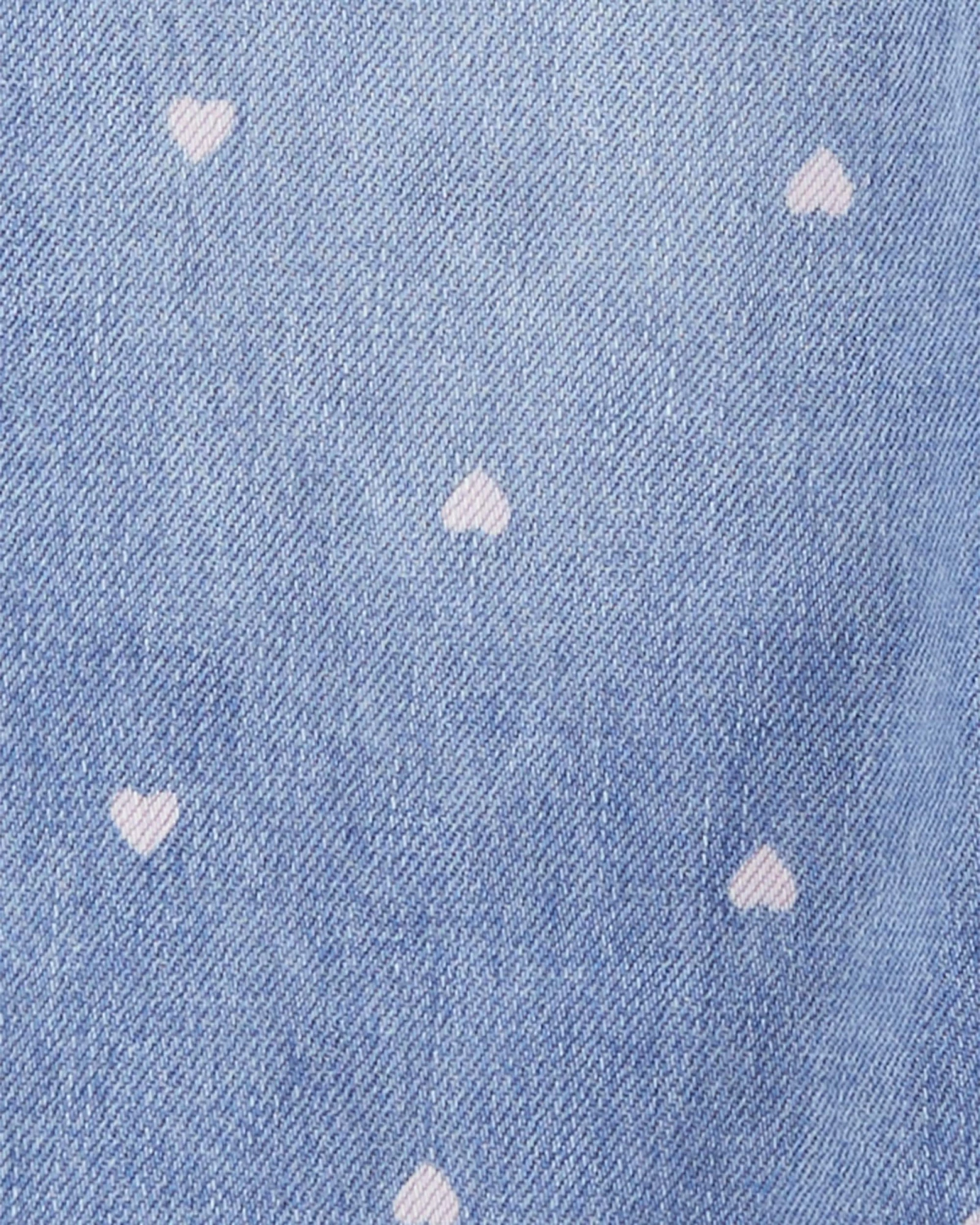 Enterito jean diseño corazones. Talles 3-24M Enterito jean diseño corazones. Talles 3-24M
