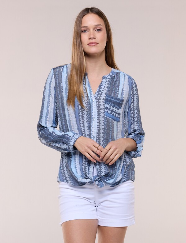Blusa Nudo AZUL/MULTI