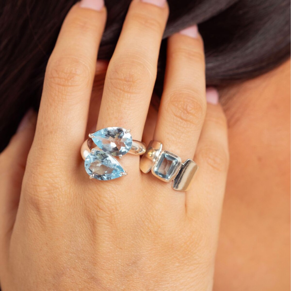 Anillo London Topacio - Plata 925 