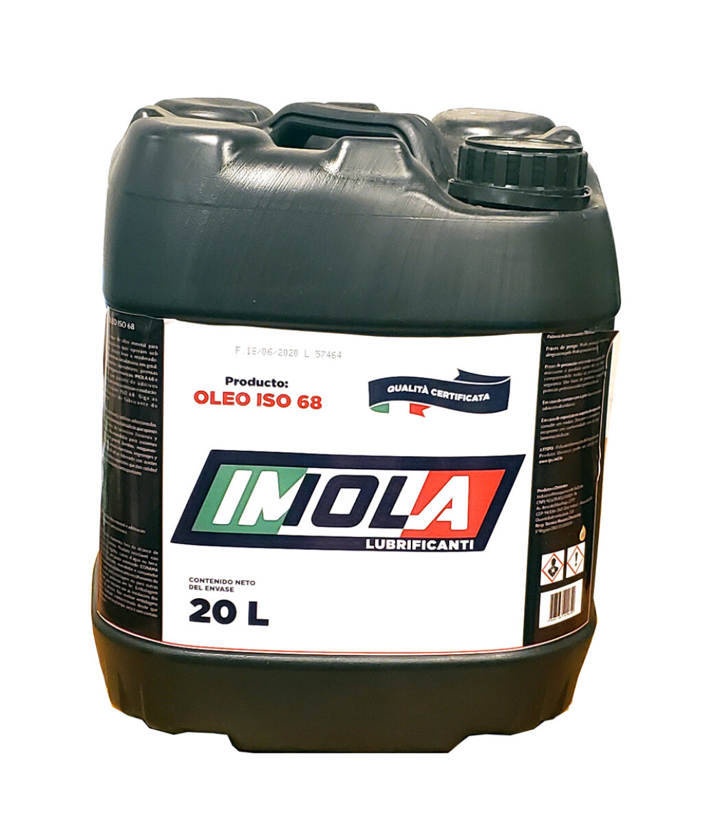 LUBRICANTE HIDRAULICOS - ISO 68 BALDE 20 LTS. IMOLA 