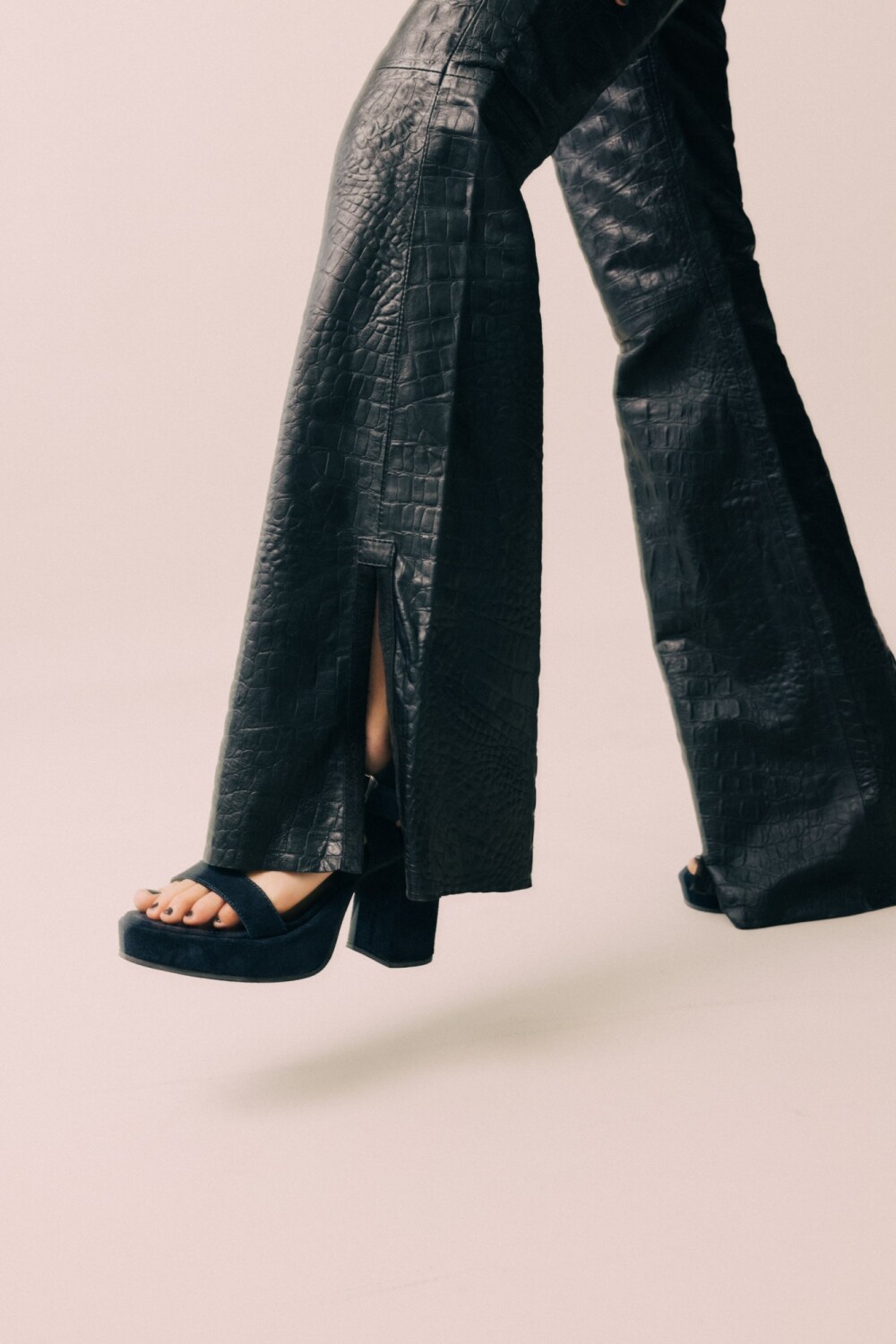 None Bridal Heels Negro
