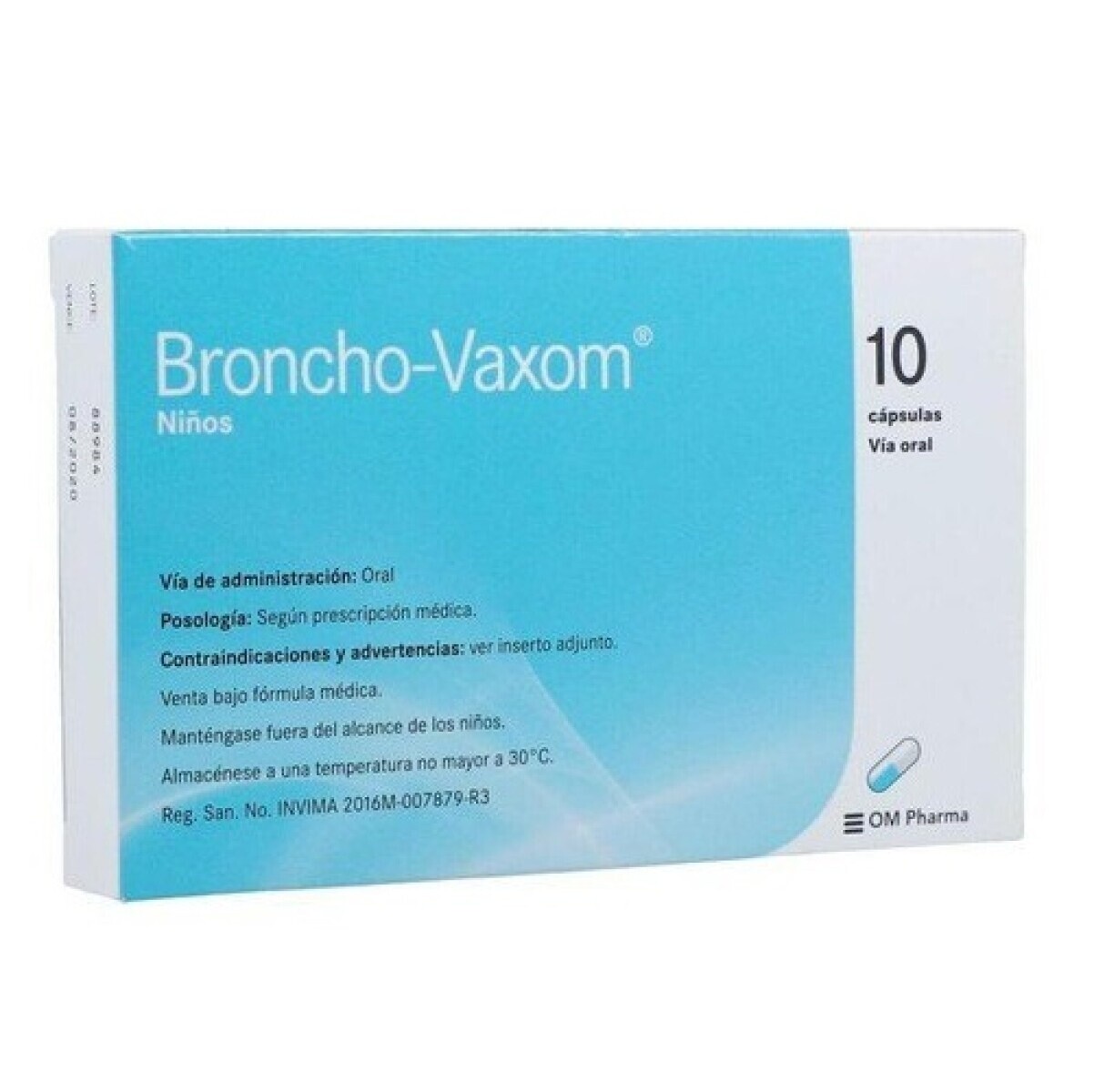 Broncho-Vaxom NiÒos x 10 CAP 