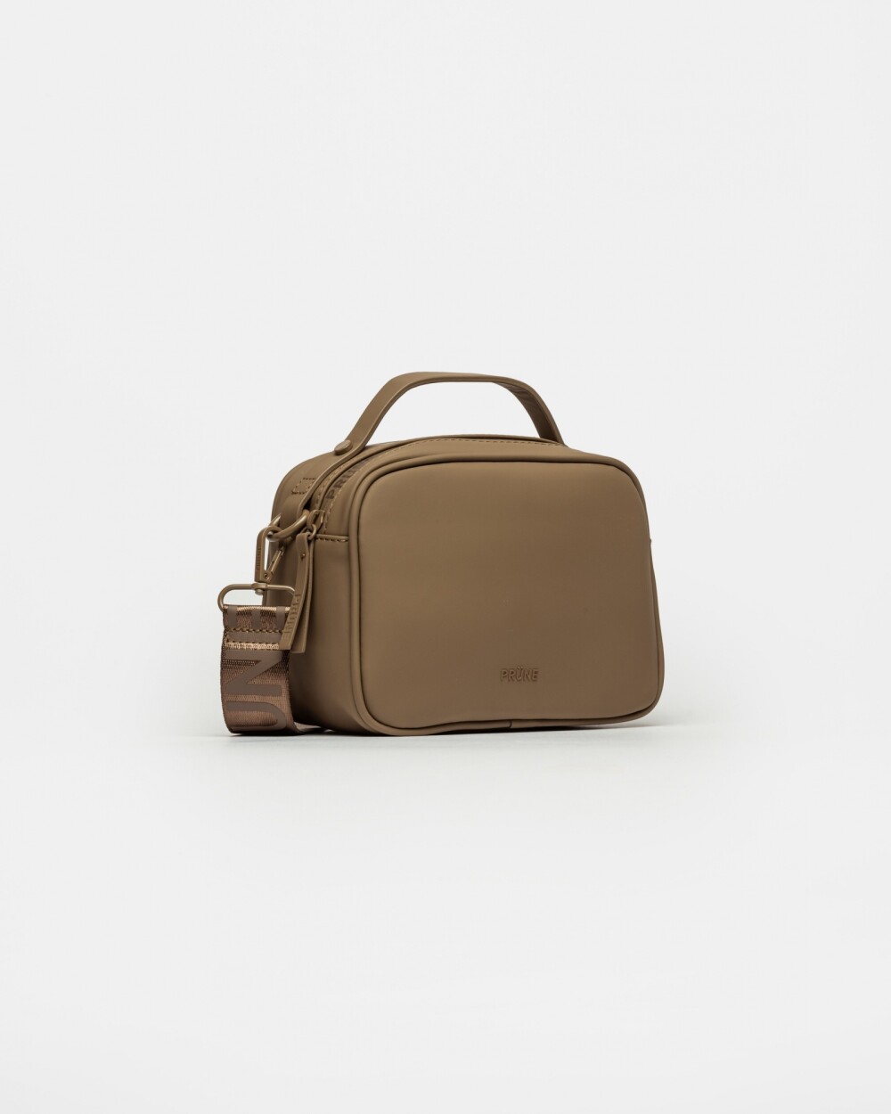 Mini Bag Rubber en Efecto Rubber Matte Vison