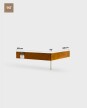 Fleje Separador 90° 10cm x 60cm x 60cm - Acero corten - 1* estaca