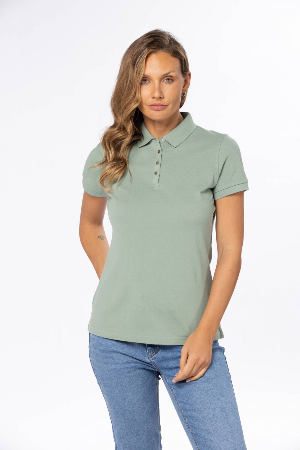 POLO PIQUE LISA Verde