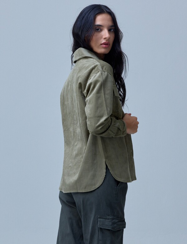 Sobrecamisa Corderoy VERDE