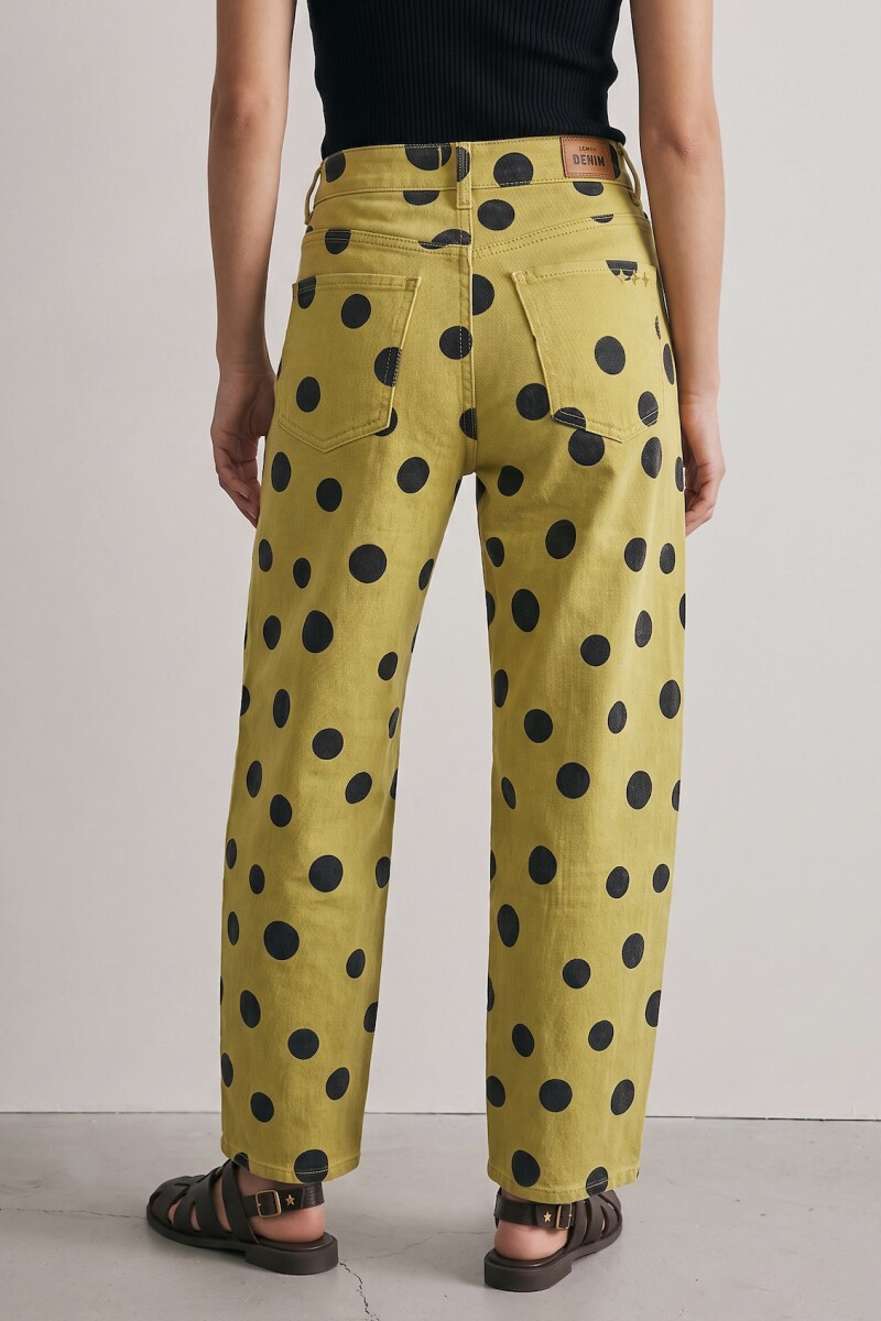 Jean Barrel Baggy Verde