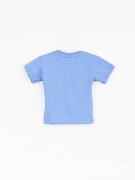 REMERA LEO AZUL CLARO