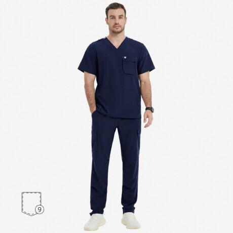 Ambo Rib unisex Marino