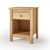 Mesa de Luz 1 Cajón 1 Nicho - Mari Marrón