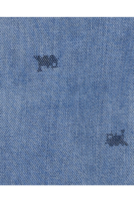 Enterito jean estampado Sin color