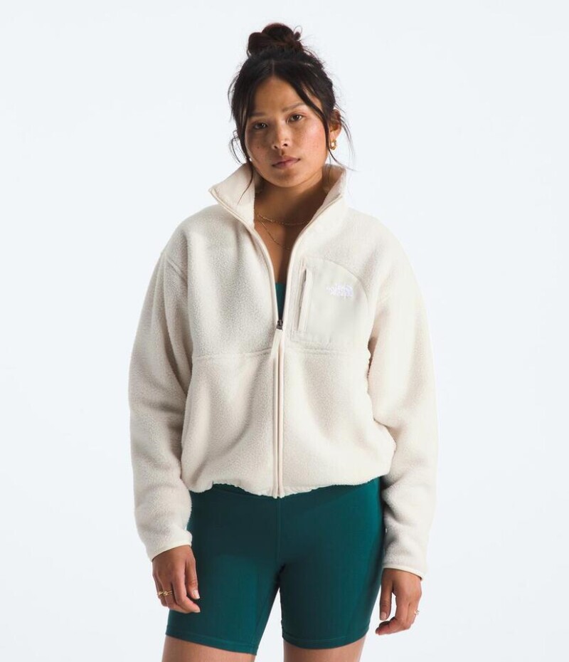 Campera Yumiori Off Peak Full-Zip White Dune